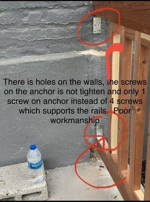 They so lazy to even put proper screws on