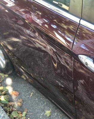 Before and after photos of the excellent body work done by Boutiette's