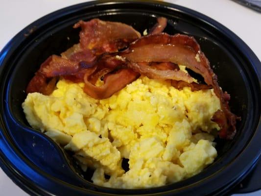 Bacon and egg bowl