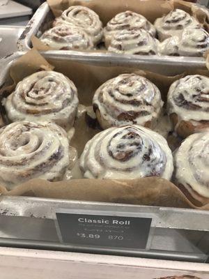 Cinnabon fresh from oven