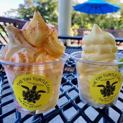 Dole whip. One with li hing mui and one plain.