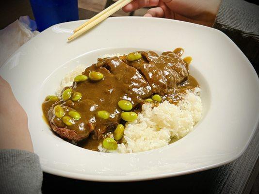 Japanese Curry Chicken Katsu.