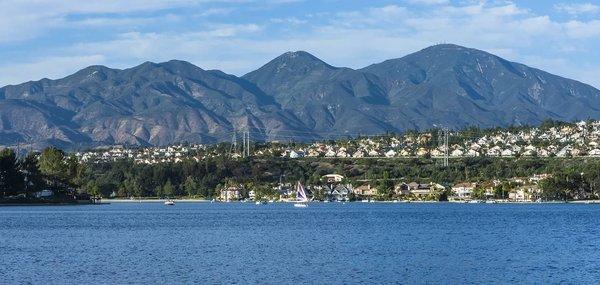 Saddleback Hills from Lake Mission Viejo