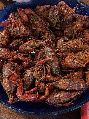 Spicy boiled crawfish