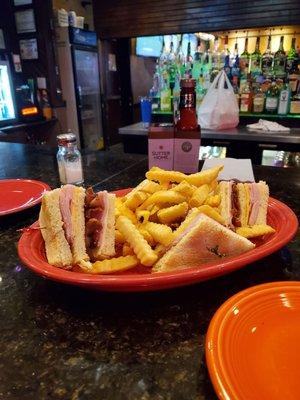 Club sandwich no veggies