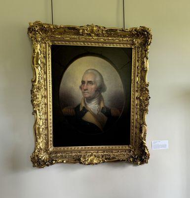 Rembrandt Peale painting of George Washington. This painting is also in US Senate chambers