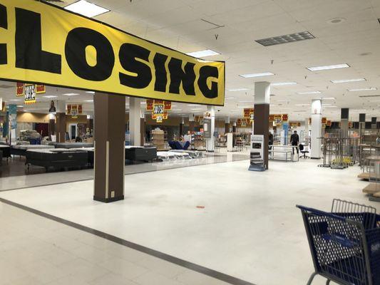 Sears liquidation sale at EastGate Mall November 2019