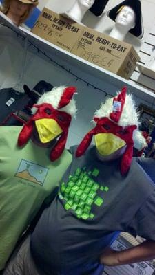 Yes, they even have chicken masks!