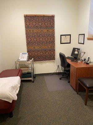 One of the treatment rooms