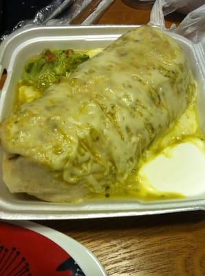 The giant "wet" burrito. Big enough for two people to split