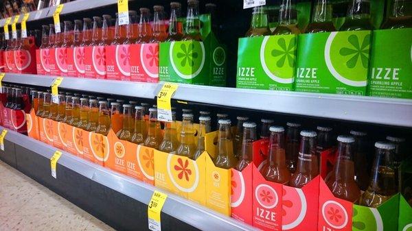 Izze drinks are sold here too! Varieties