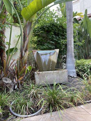 waterfountain in patio