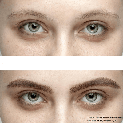 Brow Shaping by Threading