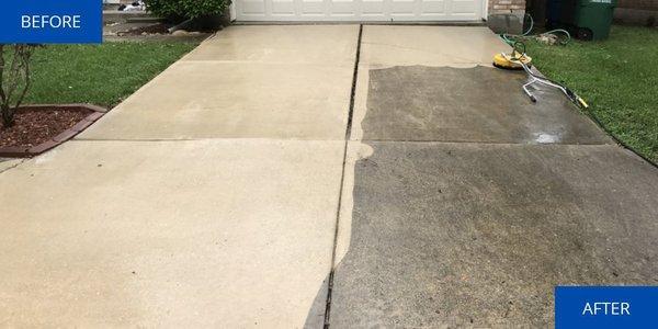 Concrete cleaning