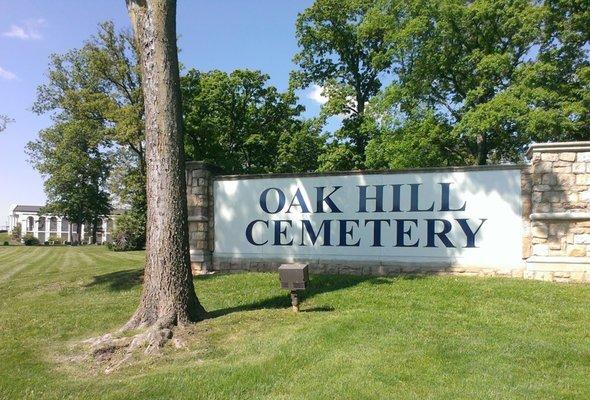 Sign - Oak Hill Cemetery
10301 Big Bend Rd, Kirkwood, MO 63122