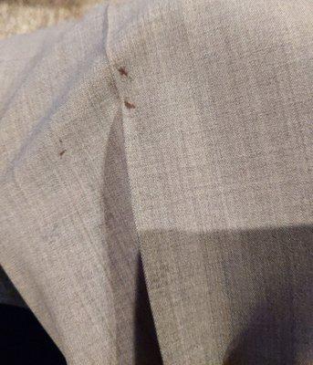 More holes burned in pants