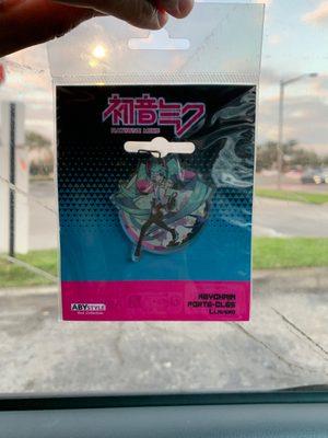 Hatsune Miku acrylic single sided keychain