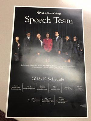 The speech team!