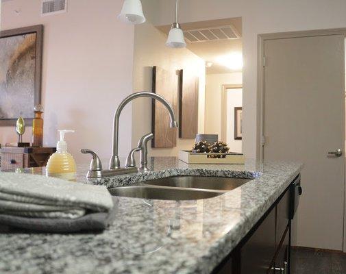 Discover Comfort at Royal Vista Apartments in Edinburg, Texas in your own modern kitchen!