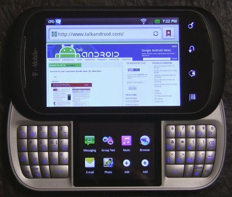 LG Doubleplay Phone with slideout querty keyboart and two screens. It's fantastic