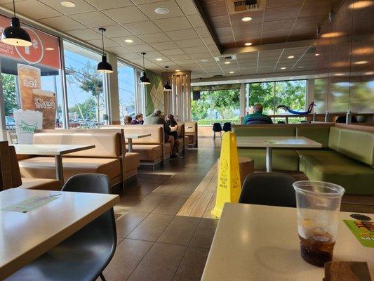 In 5 years they changed all interior. What happened to the fully functional lighting, seating, flooring? I loathe waste.