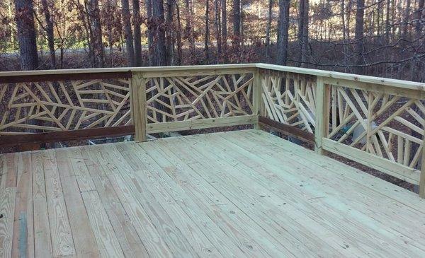 Deck and hand rail replacement