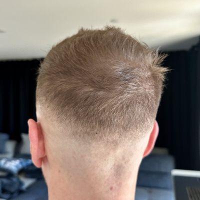 Nice even fade!