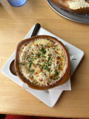 Helles Lager Baked French Onion Soup