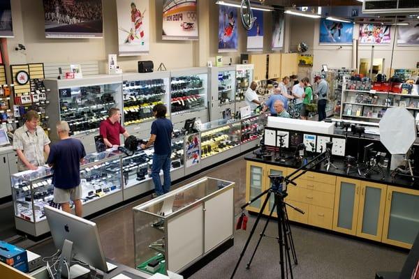 Main store sales floor.