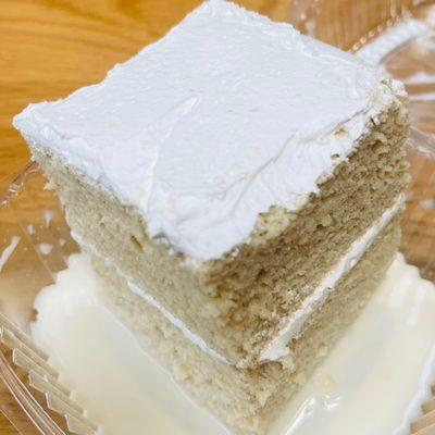 Tres Leches, it's 2 layers. So good! Made fresh daily