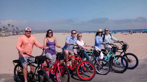 Hanging out, on the Balboa Peninsula Boardwalk