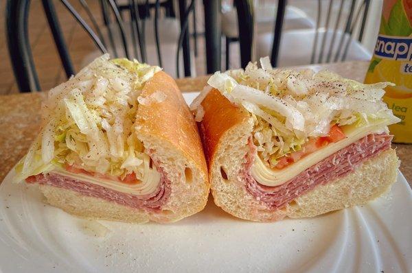 Salami & Provolone all the way