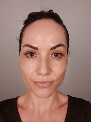 My glowing skin after Olga's DMK treatment