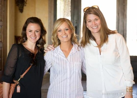 Sip and Twirl. Kristen, Paige, Laurie.