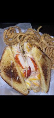 Lobster grilled cheese!!