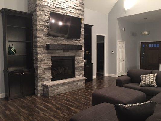 Astria Scorpio Fireplace and Povenza floor!