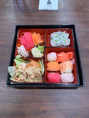 Lobster salad bento box