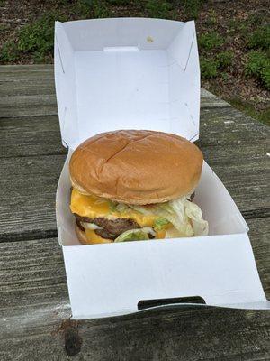 Double cheeseburger