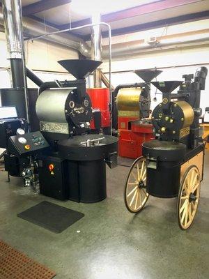 We roast great coffee with great equipment ... our beautiful San Franciscan roasters!