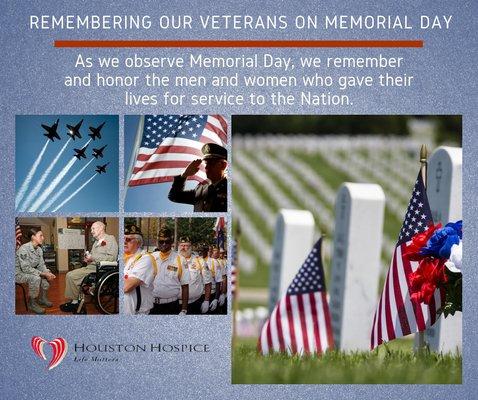 Memorial Day tribute to those who have made the ultimate sacrifice.