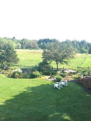 View from our balcony in the Granary Room.