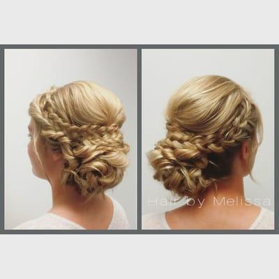 Modern Bridal Updo