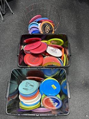 Lots of used discs