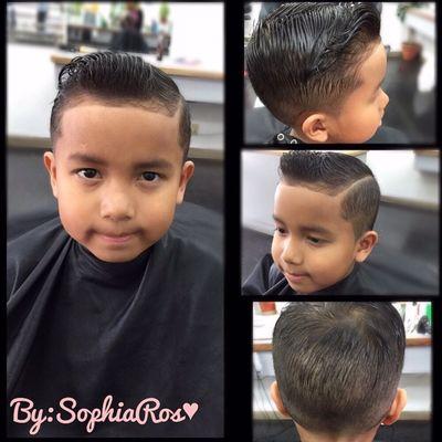 He received a comb-over with zero taper. Kids (aged 10 or younger) Haircuts are, $15. Let us style your kids for back to school.