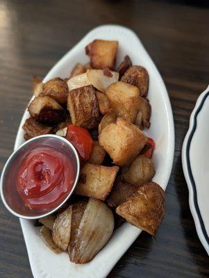 Side of home fries (aka "homies" lol)