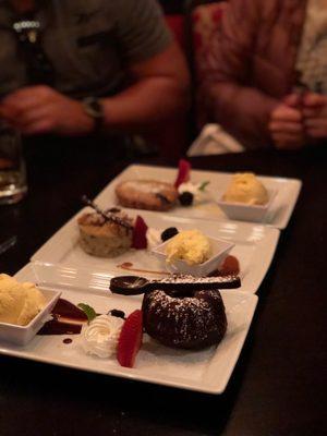 Stout Cake, Bread Pudding & Blueberry Pie