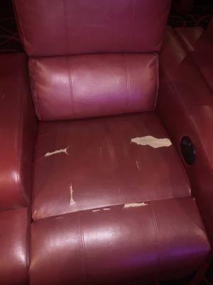 Torn up seat