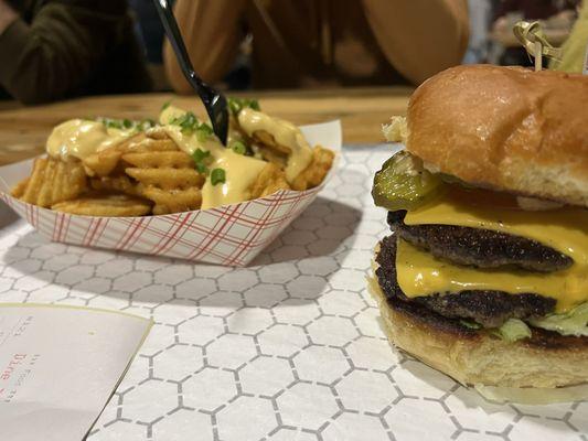 Burger and fries!