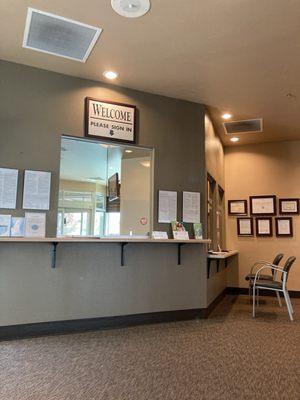 Sign In Window and Check In Window with Chairs