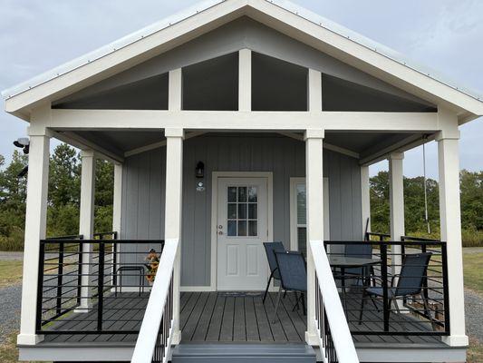 3 Grape Escape Cottages at Landry Vineyards are available to rent through Airbnb https://bit.ly/44AUEAk